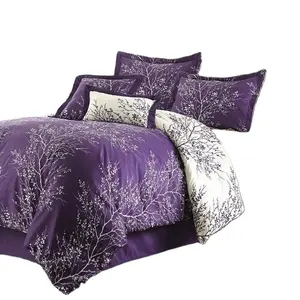 100% polyester printed cheap comforter sets with cheap bedding sets prices