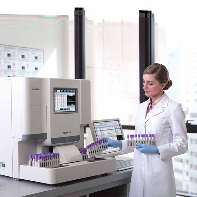 125 Tests/Stunde Mindray BC-6800 Auto Hematology Analyzer mit Malaria-Screening 3D-Analyse