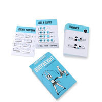 Cartes flashantes en papier impression personnalisée, exercice d'inspiration d'animaux, pour Yoga