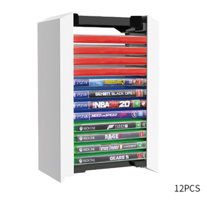 Mới nhất ps5 12 trong 1 giao diện điều khiển trò chơi <span class=keywords><strong>CD</strong></span> trường hợp đĩa giá lưu trữ đứng cho PS 5 / Xbox một trò chơi thẻ kệ - Product Image 4