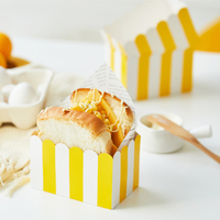 Boîte de papier Sandwich empilable légère et durable de qualité alimentaire avec logo personnalisable