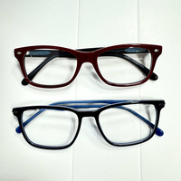 Montures de lunettes en acétate en gros, tendance mode, livraison rapide pour unisexe