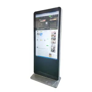 Tầng đứng 32-65 inch trong nhà tương tác kỹ thuật số biển LCD hiển thị Quảng cáo thông tin màn hình cảm ứng kiosk