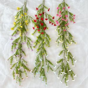 Fiori Artificiali Stile Pastorale, Piccoli Crisantemi in Stile Giardino di Monet, Decorazione Fatta a Mano per la Casa - Product Image 1