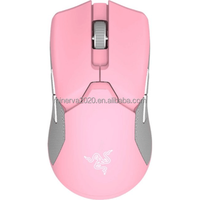 Vente chaude 2025 Razer Viper Ultimate Souris sans fil avec HyperSpeed Wireless 20000DPI FOCUS Capteur optique Quartz Rose