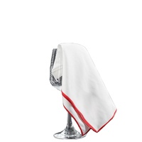Chiffon de polissage en microfibre suédée double face, épais, sans peluches, personnalisable, pour verres à vin, taille sur mesure