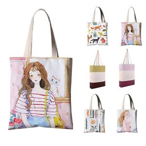 Sac fourre-tout en toile de coton réutilisable, écologique, résistant, avec logo personnalisé imprimé, très vendu, pour une utilisation promotionnelle - Product Image 1