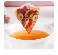 Thé au gingembre et aux dattes rouges au sucre roux de rose en sachets pyramidaux – Thé bien-être chaud aux herbes avec jujube et gingembre pour femmes – 100 g par sachet