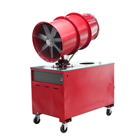 Machine de brumisation de contrôle de canon de brouillard à haute efficacité nouvelle pompe de condition ventilateur d'eau canon de brouillard de brouillard