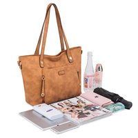 Sac fourre-tout de luxe en PU pour femme avec fermeture éclair, étanche, capacité 3-6L - Sac à main personnalisé de marque célèbre