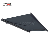 Auvents de luxe rétractables motorisés Hooeasy pour villas extérieures, en aluminium, avec télécommande, pour balcon et terrasse, à cassette intégrale