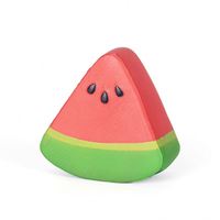 Boule anti-stress en forme de pastèque en mousse PU jouet sensoriel Fidget pour le soulagement de l'anxiété crème glacée spongieuse cadeau de fruits pour garçons filles enfants