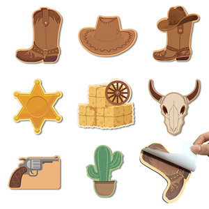 Bigoo Western Cowboy Style Memo <strong>Pads</strong> with Self-Adhesive Notes Colorful Design Customizable Wholesale Price for Office <strong>Study</strong> Use - Product Image 1