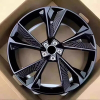 Jantes de remplacement haute résistance style Dragon Blade, finition bicolore, pour plusieurs modèles de berlines familiales