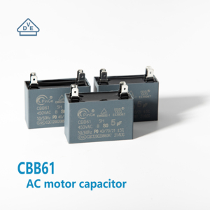 Evrensel kapasitör CBB61 450V6uf kondansatör için değiştirilebilir klima kondansatör - Product Image 3