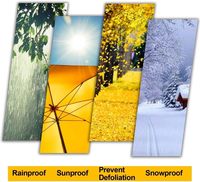 Housse de protection pour SUV Element, protection solaire et pluie, fermeture éclair, porte, matériau PE/PEVA/PVC, protection UV à 90 %, finition brillante, épaisseur 1,5 mm