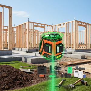Nivel Láser Verde DOVOH para Exteriores, Autonivelante de 360 Grados, para Proyectos de Construcción y Paisajismo - Product Image 2