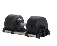 Dinuo – Ensemble d'haltères réglables en acier de 1 kg, ajustement rapide 20-40 kg, plaques chromées pour l'entraînement de force (vente en gros)