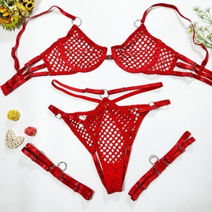 Lencería Erótica Fetiche Rojo Ardiente <span class=keywords><strong>Disfraz</strong></span> Sexy Transparente Mujer <span class=keywords><strong>Desnuda</strong></span> Día de San Valentín Lencería Sexy - Product Image 6