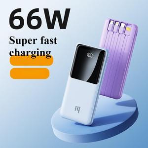 Sinotech USB Type C powerbank 20000 mAh 66W PD + QC ไฟ LED ชาร์จเร็<span class=keywords><strong>ว</strong></span>20000 mAh 10000mAh - Product Image 1