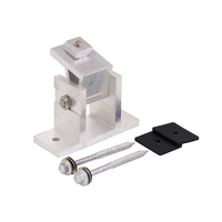 UISOLAR Supports de panneaux solaires inclinables en aluminium anodisé, structures de support de panneaux solaires, pieds avant et arrière