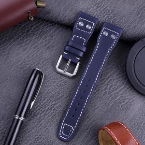 <span class=keywords><strong>Bracelet</strong></span> en <span class=keywords><strong>cuir</strong></span> véritable pour <span class=keywords><strong>montre</strong></span> IWC série Pilots, <span class=keywords><strong>boucle</strong></span> <span class=keywords><strong>déployante</strong></span>, 21 mm 22 mm, pour <span class=keywords><strong>bracelet</strong></span> de <span class=keywords><strong>montre</strong></span> IWC - Product Image 3