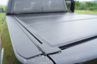 Boîte à bagages rigide pliable en trois parties en alliage d'aluminium TCAL D-MAX, étanche, pour benne de pick-up 2012-2022, installation sans perçage