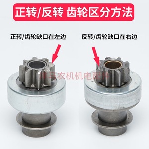 Pièces de moteur diesel refroidi par air Qd114A 414 : interrupteur d'aspiration, relais, engrenage, couvercle avant, douille en cuivre - Product Image 3
