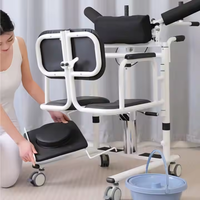 Ascenseur chaise de transfert dispositif de soins aux personnes âgées pliant douche toilette salle de bain auxiliaire levage commode chaise pour personnes handicapées