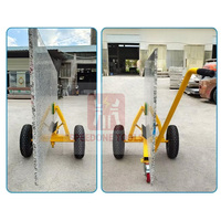 Chariot de transport mobile industriel robuste à quatre roues SPEEDONE Dali, grande plaque métallique, outil de travail ergonomique, automatique, OEM