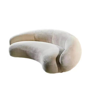 Sofá Seccional Moderno en Forma <span class=keywords><strong>de</strong></span> U, Comprimido en Caja, Relleno <span class=keywords><strong>de</strong></span> Esponja, Tapizado en <span class=keywords><strong>Tela</strong></span>, Resistente, para Sala <span class=keywords><strong>de</strong></span> Estar, Hotel, Hospital, Escuela - Product Image 2