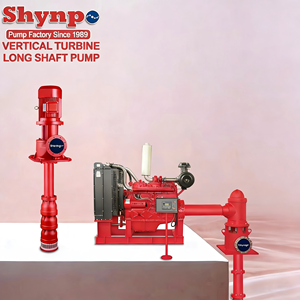 Pompe à incendie submersible à longue tige certifiée NFPA Shynpo XBD, haute pression, pour surpression d'eau incendie - Product Image 6