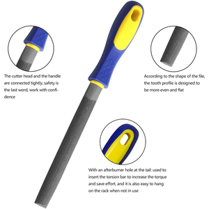 T12 thép kim loại tập tin công cụ tay tập tin rasps #1 xem xét tốt nhất trong các tập tin nửa vòng tập tin - Product Image 4
