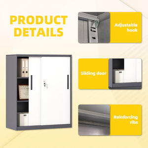 صغير مع قفل مفتاح وباب جرار للمكتب وغرفة المعيشة والمستشفيات أو ورش الشقق المتحركة - Product Image 3