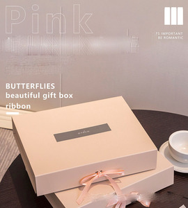 Sẵn Sàng Để Tàu Bán Buôn Sang Trọng Thư Mục Hộp Quà Tặng Với Mua Sắm Túi Ribbon Bow <span class=keywords><strong>Tie</strong></span> Nến Bao Bì Hộp Bìa - Product Image 2
