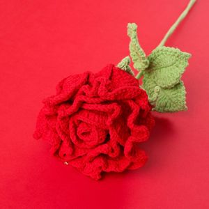 ช่อกุหลาบถักมือไทยช่อเทียมตกแต่งสุดสร้าง<span class=keywords><strong>สรร</strong></span>ค์สำหรับ<span class=keywords><strong>วัน</strong></span>วาเลน<span class=keywords><strong>ไท</strong></span>น์การสำเร็จการศึกษาวันแม่วันคริสต์มาส - Product Image 4