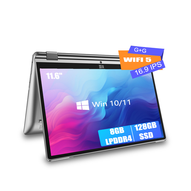 11.6-inch Thin and Light Business Laptop With 8G Large Memory and 128G Solid-state Drive Portable Office Notebook Spot Goods