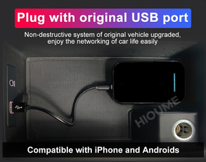 Vmade-boîtier de lecteur vidéo multimédia, 4 go/32 go, nouveau système Android, mirrorlink, <span class=keywords><strong>Apple</strong></span> <span class=keywords><strong>CarPlay</strong></span>, AI, pour Chevrolet, Ford, Volvo, Peugeot, <span class=keywords><strong>Skoda</strong></span> - Product Image 3