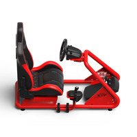 Sièges de simulateur de jeu de voiture de haute qualité, support de volant pour simulateur de course automobile