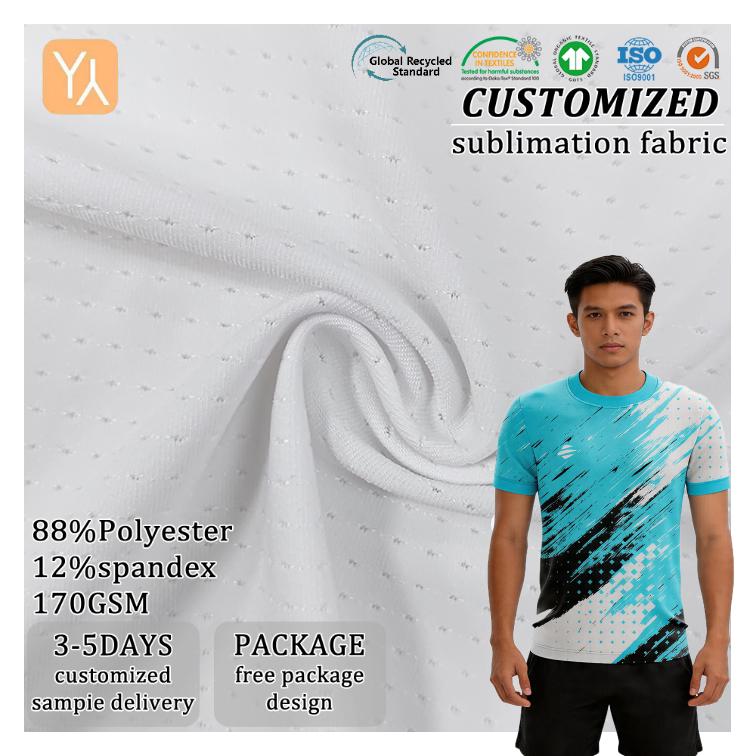 160CM Wide MILENIUM Polyester Spandex Fabric 170GSM for Sublimation Flag and Custom Sport Garment