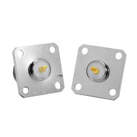 Connecteur RF à bride en laiton de type N femelle 50 ohms, montage à 4 trous, prise N, montage sur panneau, soudure, connecteur coaxial à broches
