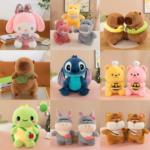 Di alta qualità 10 pollici comodo simpatico cartone animato <span class=keywords><strong>asino</strong></span> animale di pezza giocattoli di peluche per bambini cartoni animati giocattoli di peluche per ragazzi ragazze - Product Image 2