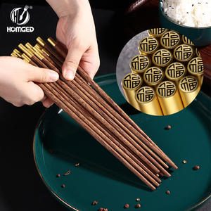 Palillos de madera sin pintura natural Diseño simple antideslizante Durable y resistente al calor Superficie Lisa Retro sin encerar para uso doméstico - Product Image 2