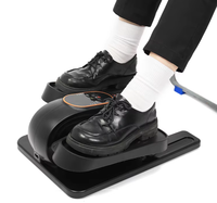 Vélo d'exercice portable pour la rééducation des jambes, mini-vélo elliptique réglable en vitesse à utiliser sous le bureau avec télécommande