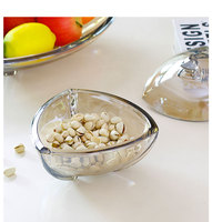 Bol à crème glacée en forme de Triangle, de style nordique, petits, à dessert en verre, pour salade de fruits, tendance, vente en gros