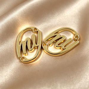Custom Printed Zinc Alloy Brand Plate Metal Tag Fashion Labels for Apparel Bag <b>Hat</b> Decorative Hardware Parts - Product Image 3