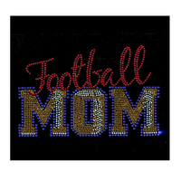 Modèle de strass DANCE MOM, design scintillant pour la danse, effet de strass dispersés pour les pom-pom girls, transfert de paillettes
