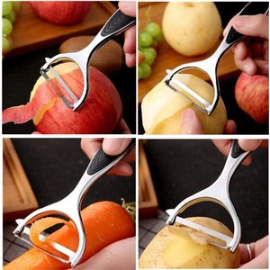 Pelapatate e Grattugia Multifunzione per <span class=keywords><strong>Cucina</strong></span> e Casa, Utensile per Tagliare Frutta e Verdura, Gadget da <span class=keywords><strong>Cucina</strong></span> - Product Image 2