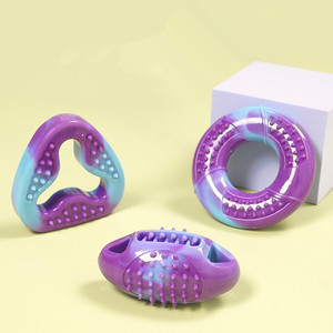 Cross-border Eco-Friendly Fashion TPR <b>Dog</b> Food-Dispensing <b>Ball</b> Durable Chew-Resistant Self-Entertaining Educational Chew Toy - Product Image 3