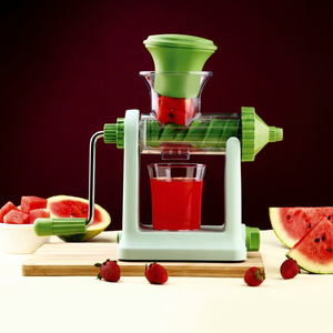 Presse-agrumes et légumes manuel ANAX N'TIC, écologique, en plastique vert, portable, compatible lave-vaisselle, avec récipient - Product Image 3